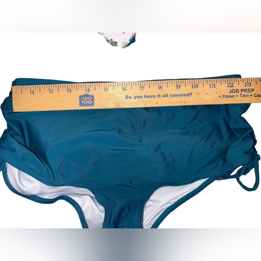 NWT Crisscross Bikini Set with Gold Accent Adjustable straps Tie back Party sexy - Picture 5 of 15